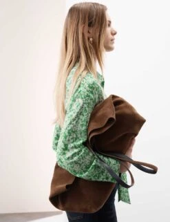 Printed Tie Neck Shirt -Marks and Spencer Shop printed tie neck shirt 8