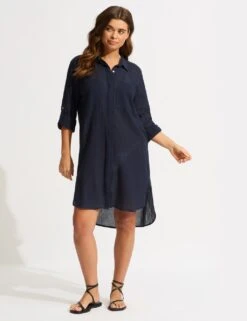 Seafolly Pure Cotton Beach Cover Up Shirt 29 Seafolly Pure Cotton Beach Cover Up Shirt -Marks and Spencer Shop pure cotton beach cover up shirt 12