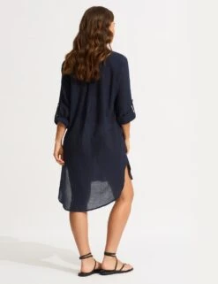 Seafolly Pure Cotton Beach Cover Up Shirt 30 Seafolly Pure Cotton Beach Cover Up Shirt -Marks and Spencer Shop pure cotton beach cover up shirt 13