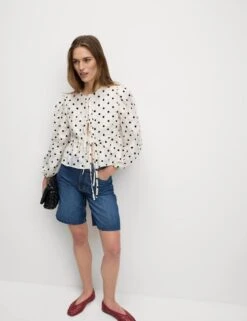 Pure Cotton Denim Bermuda Shorts 39 Pure Cotton Denim Bermuda Shorts -Marks and Spencer Shop pure cotton bermuda shorts 10