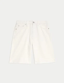 Pure Cotton Denim Bermuda Shorts 31 Pure Cotton Denim Bermuda Shorts -Marks and Spencer Shop pure cotton bermuda shorts 4