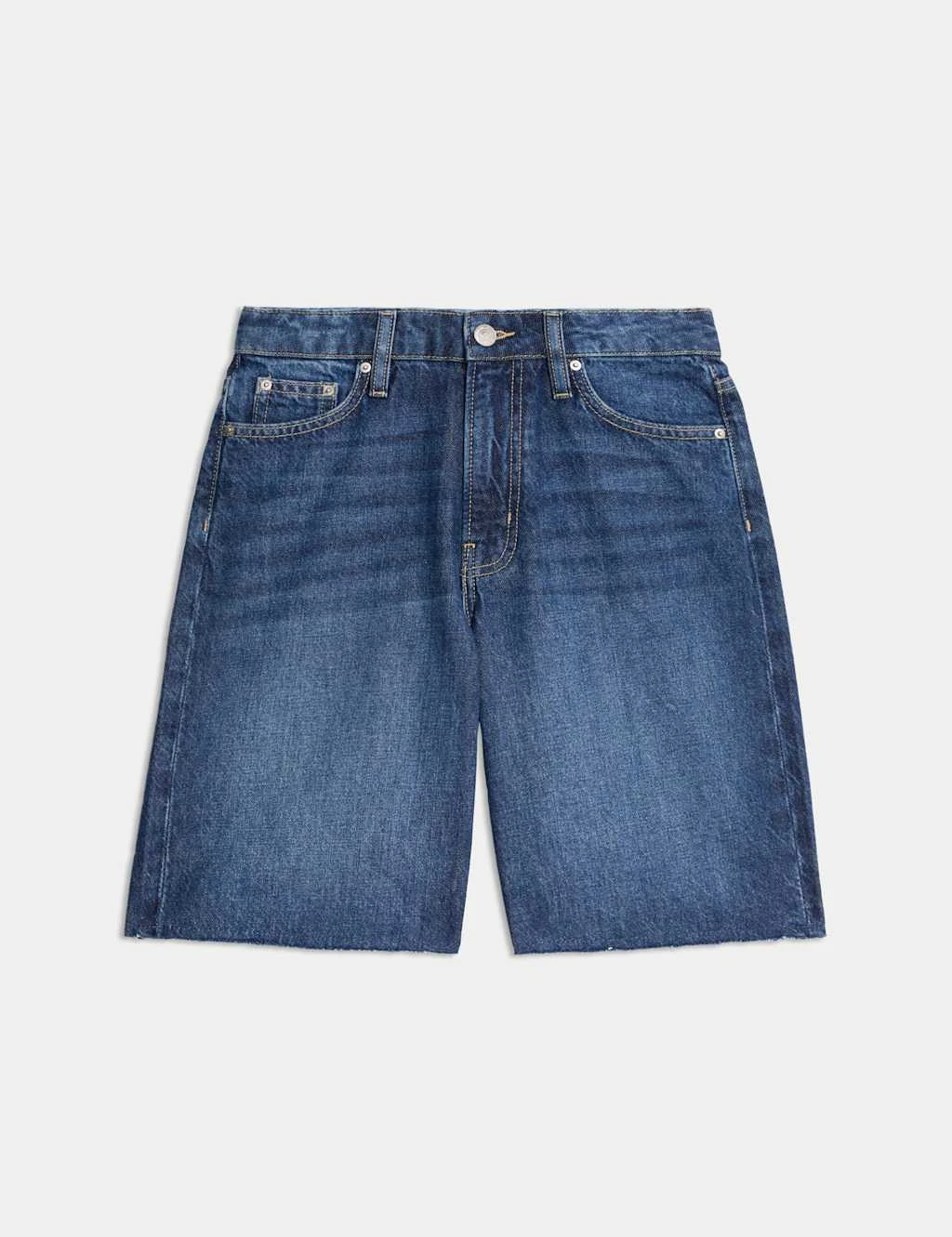Pure Cotton Denim Bermuda Shorts 17 Pure Cotton Denim Bermuda Shorts - Image 15