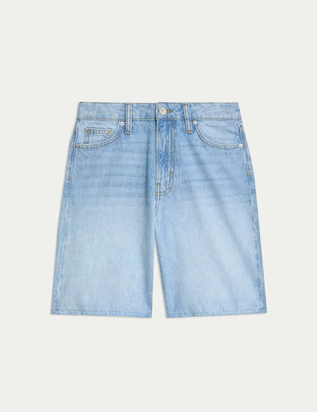 Pure Cotton Denim Bermuda Shorts 7 Pure Cotton Denim Bermuda Shorts - Image 5