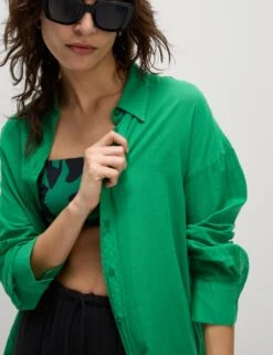 Pure Cotton Collared Beach Shirt -Marks and Spencer Shop pure cotton collared beach shirt 12