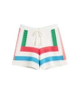 CHINTI & PARKER Pure Cotton Colour Block High Waisted Shorts -Marks and Spencer Shop pure cotton colour block high waisted shorts 5