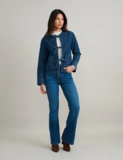 Pure Cotton Denim Relaxed Jacket -Marks and Spencer Shop pure cotton denim relaxed jacket 8