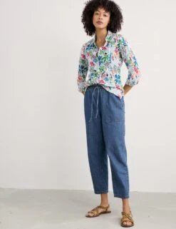 Pure Cotton Floral Shirt -Marks and Spencer Shop pure cotton floral shirt 7