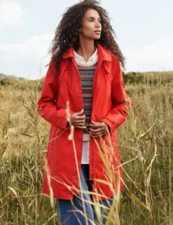 Waterproof Pure Cotton Hooded Longline Mac -Marks and Spencer Shop pure cotton hooded longline mac 8