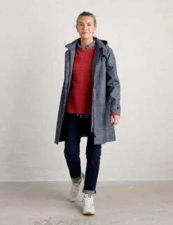 Pure Cotton Hooded Longline Raincoat -Marks and Spencer Shop pure cotton hooded longline raincoat 6