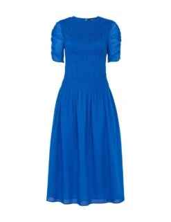 Whistles Pure Cotton Midi Skater Dress -Marks and Spencer Shop pure cotton midi skater dress 6