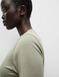 Pure Cotton Mini Drop Waist Dress -Marks and Spencer Shop pure cotton mini drop waist dress 12