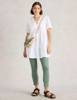 WHITE STUFF Pure Cotton Notch Neck Tunic -Marks and Spencer Shop pure cotton notch neck tunic 11