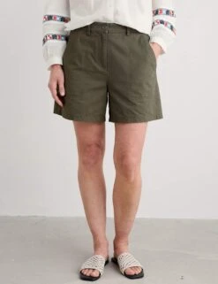 Pure Cotton Pocket Detail Mid Rise Shorts -Marks and Spencer Shop pure cotton pocket detail mid rise shorts 7