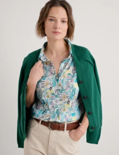 Pure Cotton Printed Shirt -Marks and Spencer Shop pure cotton printed shirt 4