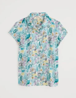 Pure Cotton Printed Shirt -Marks and Spencer Shop pure cotton printed shirt 5