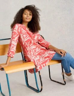 WHITE STUFF Pure Cotton Printed Tunic -Marks and Spencer Shop pure cotton printed tunic 7