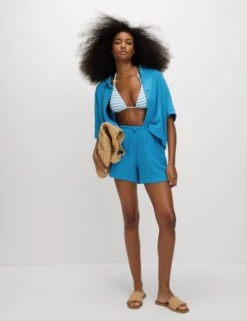 Pure Cotton Beach Shorts -Marks and Spencer Shop pure cotton shorts