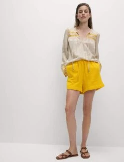 Pure Cotton Beach Shorts -Marks and Spencer Shop pure cotton shorts 8