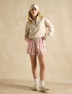 Joules Pure Cotton Striped Shorts -Marks and Spencer Shop pure cotton striped shorts 11