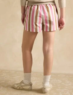 Joules Pure Cotton Striped Shorts -Marks and Spencer Shop pure cotton striped shorts 12