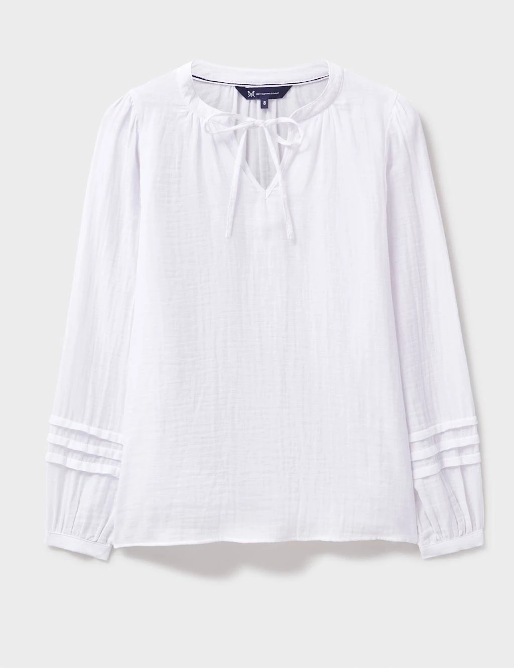 Pure Cotton Tie Neck Blouse 12 Pure Cotton Tie Neck Blouse - Image 10