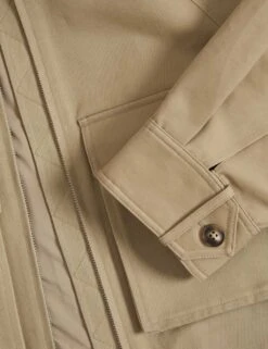 Pure Cotton Utility Trucker Jacket -Marks and Spencer Shop pure cotton utility trucker jacket 14