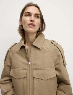 Pure Cotton Utility Trucker Jacket -Marks and Spencer Shop pure cotton utility trucker jacket 17