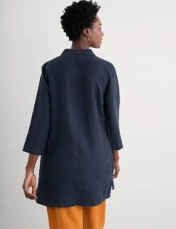Pure Linen Collared Tunic -Marks and Spencer Shop pure linen collared tunic 5