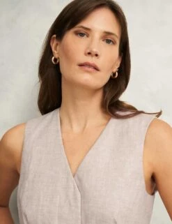 Pure Linen Double Breasted Waistcoat -Marks and Spencer Shop pure linen double breasted waistcoat 9