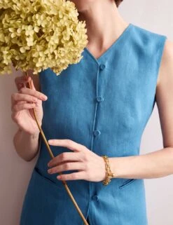 Jaeger Pure Linen Longline Waistcoat -Marks and Spencer Shop pure linen longline waistcoat 13