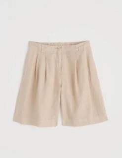 Pure Linen Pleat Front Shorts 23 Pure Linen Pleat Front Shorts -Marks and Spencer Shop pure linen pleat front shorts 9