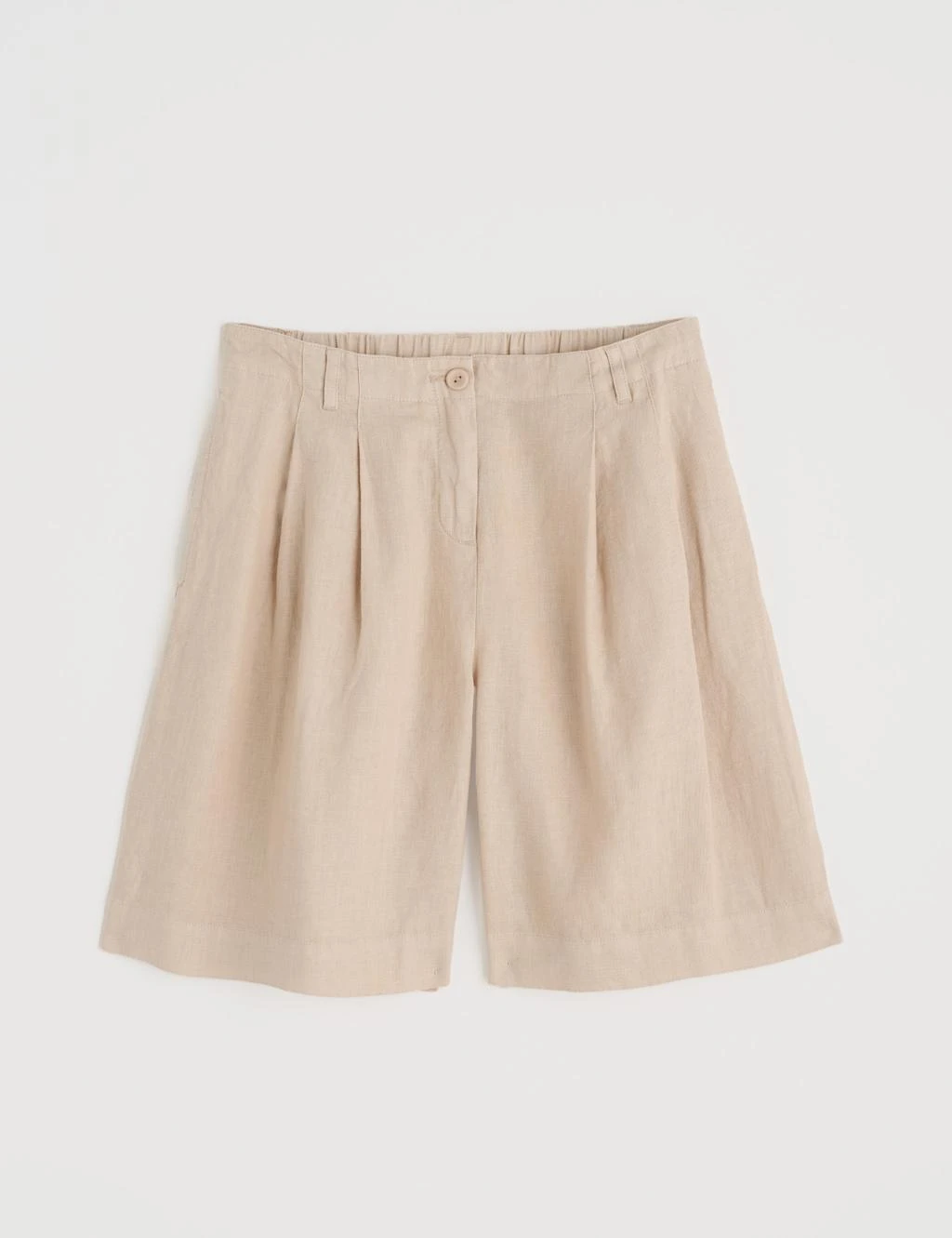 Pure Linen Pleat Front Shorts 12 Pure Linen Pleat Front Shorts - Image 10