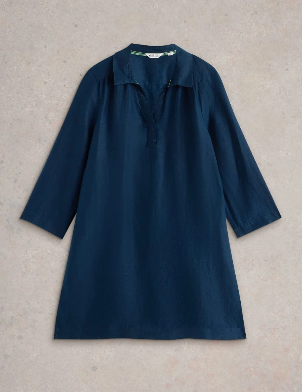 WHITE STUFF Pure Linen Printed Collared Tunic 21 WHITE STUFF Pure Linen Printed Collared Tunic - Image 19