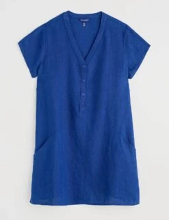 Pure Linen V-Neck Tunic -Marks and Spencer Shop pure linen v neck tunic 4