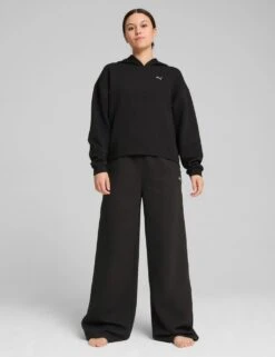 Puma Q4 Studio Cotton Blend Textured Hoodie -Marks and Spencer Shop q4 studio cotton blend textured hoodie 17