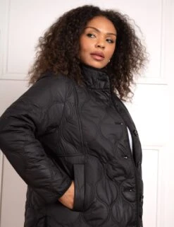 Quilted Short Jacket -Marks and Spencer Shop quilted short jacket 4