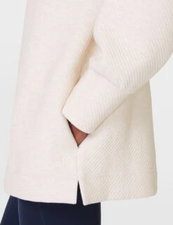 Sweaty Betty Radiant Ribbed Collared Half Zip Sweatshirt -Marks and Spencer Shop radiant ribbed collared half zip sweatshirt 6