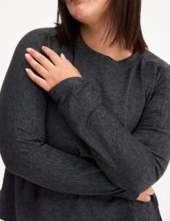 Girlfriend Collective ReSet Crew Neck Oversized Top 17 Girlfriend Collective ReSet Crew Neck Oversized Top -Marks and Spencer Shop reset crew neck oversized top 2