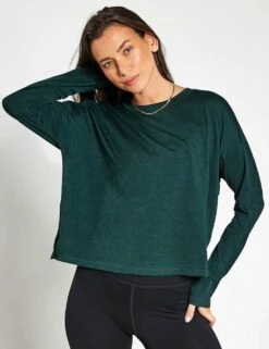 Girlfriend Collective Reset Crew Neck Relaxed Top -Marks and Spencer Shop reset crew neck relaxed top 10