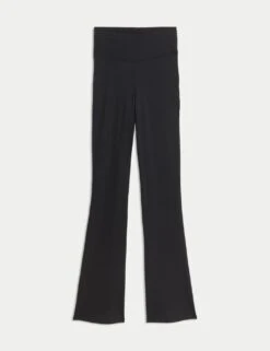 Ribbed High Waisted Flared Yoga Leggings -Marks and Spencer Shop ribbed high waisted flared yoga leggings 7