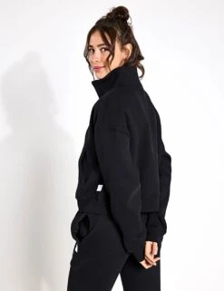 Rihanna Cotton Rich Half Zip Sweatshirt -Marks and Spencer Shop rihanna cotton rich half zip sweatshirt 10