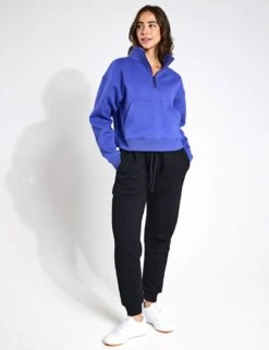 Rihanna Cotton Rich Half Zip Sweatshirt -Marks and Spencer Shop rihanna cotton rich half zip sweatshirt 17