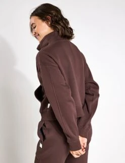 Rihanna Cotton Rich Half Zip Sweatshirt -Marks and Spencer Shop rihanna cotton rich half zip sweatshirt 7