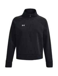 Under Armour Rival Cotton Rich Fleece Half Zip Sweatshirt -Marks and Spencer Shop rival cotton rich fleece half zip sweatshirt 4