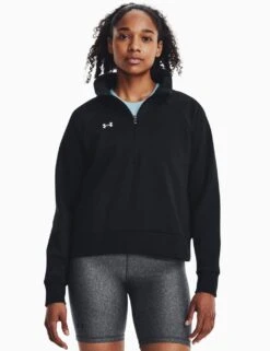 Under Armour Rival Cotton Rich Fleece Half Zip Sweatshirt -Marks and Spencer Shop rival cotton rich fleece half zip sweatshirt 5