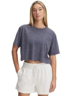 Under Armour Rival Wash Cotton Rich Crew Neck T-Shirt 10 Under Armour Rival Wash Cotton Rich Crew Neck T-Shirt -Marks and Spencer Shop rival wash cotton rich crew neck t shirt 2