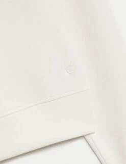 Round Neck Relaxed Yoga Crop Sweatshirt -Marks and Spencer Shop round neck relaxed yoga crop sweatshirt 8