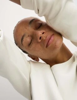 Round Neck Relaxed Yoga Crop Sweatshirt -Marks and Spencer Shop round neck relaxed yoga crop sweatshirt 9