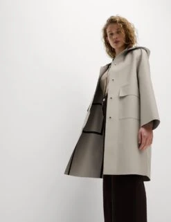 Rubber Hooded Clean Longline Parka Coat -Marks and Spencer Shop rubber hooded clean longline parka coat 15