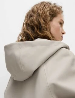 Rubber Hooded Clean Longline Parka Coat -Marks and Spencer Shop rubber hooded clean longline parka coat 9